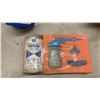Image 5 : Quick Vise Woodworking Vise, Welding Helmet, Leather Tool Belt, Airbrush Kit, and More