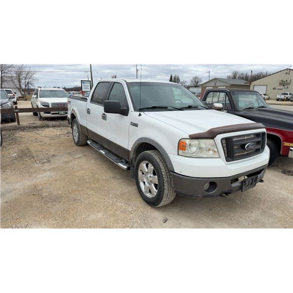 2006 Ford F150 FX4 Super Crew 8 Cyl, White, with 2 Sets of Keys, TOD