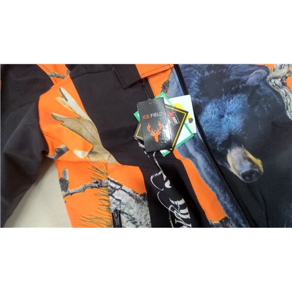 Ice Field Gore-Tex Hunting Jacket with Bear Print, Size XL New