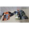 Image 1 : Ice Field Kids' Hunting Jackets, Camouflage and Orange with Wolf Graphics, Size 12, Two New Pieces