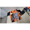 Image 5 : Ice Field Kids' Hunting Jackets, Camouflage and Orange with Wolf Graphics, Size 12, Two New Pieces