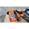 Image 9 : Ice Field Kids' Hunting Jackets, Camouflage and Orange with Wolf Graphics, Size 12, Two New Pieces