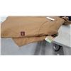 Image 2 : Tough Duck Insulated Hooded Work Jacket in Brown Duck Canvas, Size 3XL New