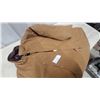 Image 4 : Tough Duck Brown Canvas Insulated Work Coat with Quilted Lining Size XL 5 New