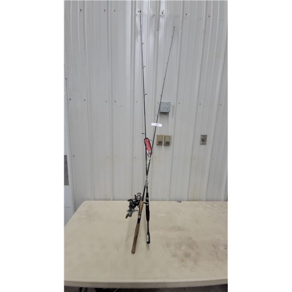 Two Spinning Rod and Reel Combos Including Quantum Pt Max Beleive New