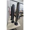 Image 6 : Pioneer Tower Speakers, Set of Six, Black, with Stands Model s-fcr4700