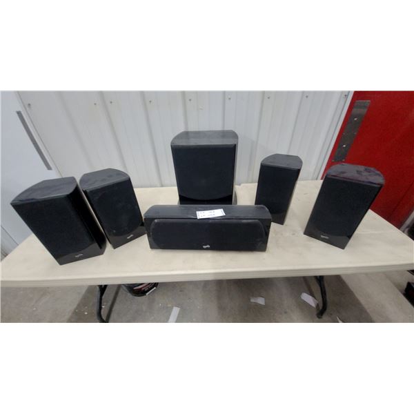 Sound Stage Surround Sound Speaker System, Five Speakers and Sub Woof