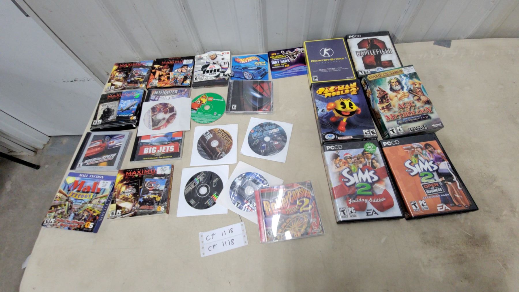Pc Games Collection Cd Collection of PC CD-ROM Games Including the Sims 2, Age of Mythology ...