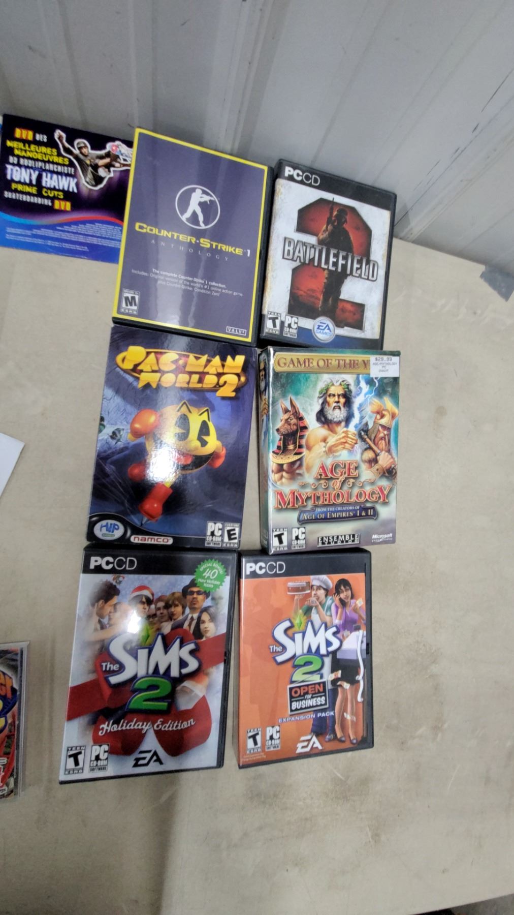 Pc Games Collection Cd Collection of PC CD-ROM Games Including the Sims 2, Age of Mythology ...