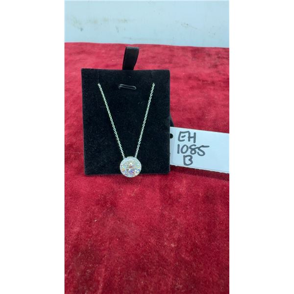 5.00 Carat GRA Certified Round Brilliant Cut Moissanite Stone VVS D Color with 26 Round Brilliant