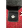 Image 2 : 5.00 Carat GRA Certified Round Brilliant Cut Moissanite Stone VVS D Color Set in Center with 14