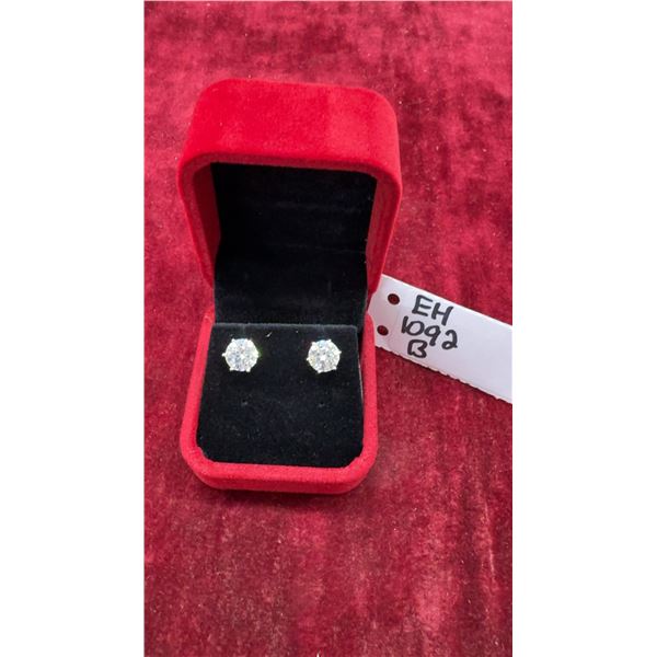4.00 Carat GRA Certified Round Brilliant Cut Moissanite Stone VVS D Color Set in Claw Basket Head