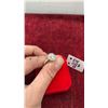 Image 5 : 2.00 Carat GRA Certified Oval Cut Moissanite Stone VVS D Color with 32 Round Brilliant Cut Cubic
