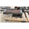 Image 2 : Pallet Lot, 2 Rail Road Section Anvils, Cast Planer No Motor and More