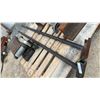 Image 3 : Pallet Lot, 2 Rail Road Section Anvils, Cast Planer No Motor and More