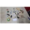 Image 1 : Collection of Cat Figurines, Ornaments, Candle Holder, and More