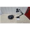 Image 1 : Nextech Portable CD Player Boombox with AM/FM Radio and Adjustable Desk Lamp
