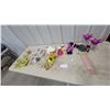 Image 1 : Easter and Spring Décor Lot Including Ceramic Serving Dishes, Faux Orchids, Candles, and More