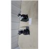 Image 1 : Pair of Cast Iron Tuxedo Cat Bookends with Metal L-Shaped Bases 7" Tall