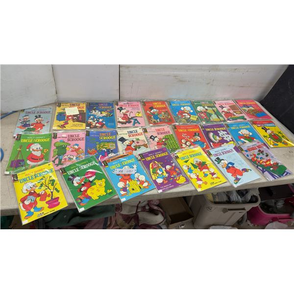 25 Comics: Walt Disney Uncle Scrooge Gold Key, 0.15 & 0.20