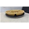 Image 2 : V-Slicer Mandoline / Grinder and Ceramic Sectioned Lazy Susan