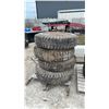Image 1 : 4 Truck Tires and Rims 9.00-20