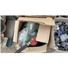 Image 3 : Pallet Lot of Assorted PVC and CPVC Pipe Fittings, Blue and Green Tubing, Pipe Clamps, and More