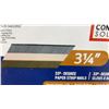 Image 2 : Contractor Solutions 3 1/4" 33-Degree Paper Strip Nails, .120 Gauge, 3000 per Box, Two Boxes