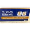 Image 3 : Contractor Solutions 1 1/4" Collated Coil Roofing Nails, Electro Galvanized, .120 Gauge, Two Boxes
