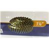 Image 2 : Contractor Solutions 1 1/4" Collated Coil Roofing Nails, .120 Gauge, Electro Galvanized, Two Boxes