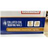 Image 3 : Contractor Solutions 1 1/4" Collated Coil Roofing Nails, .120 Gauge, Electro Galvanized, Two Boxes