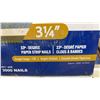 Image 3 : Two Boxes Contractor Solutions 3 1/4" 33-Degree Paper Strip Nails, .120 Gauge, 3000 Nails per Box