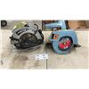 Image 1 : Porter-Cable 315-1 and Black & Decker B-130 7 1/4" Circular Saws