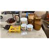 Image 1 : Vintage Kitchen Lot with Canister Set, Bean Pot, Teapot, Cereal Bowls, and More
