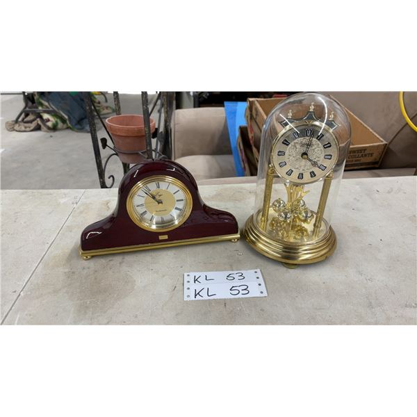 Ergo Westminster Mantel Clock and Dome Anniversary Clock