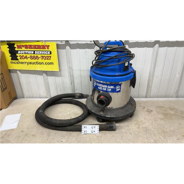 Consumer Care Maid for You Model 101G Stainless Steel Wet/Dry Shop Vacuum