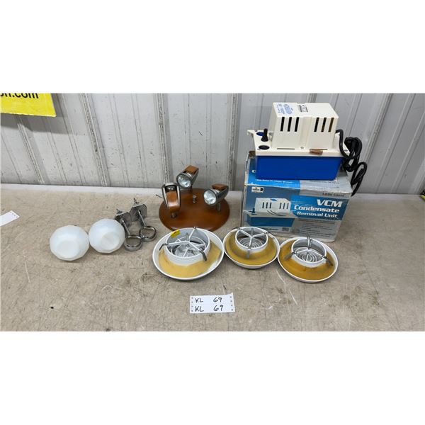Little Giant VCM Condensate Removal Unit, Ceiling Light Fixtures, and More