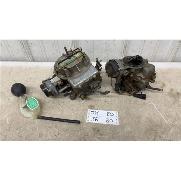 Motorcraft 2-Barrel Carburetor, Carter 1-Barrel Carburetor