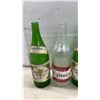 Image 2 : Collection of Vintage Green Glass Soda Bottles, Keystone, Wynola and Gurds