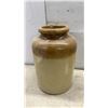 Image 2 : Two Antique English Stoneware Storage Jars, One Marked Lambeth