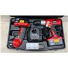Image 2 : Craftsman 19.2-Volt Cordless Drill with Two Batteries, Charger, and Flashlight
