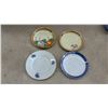 Image 2 : Assorted China Saucers, Plates, Crystal Glassware, Blue Teacups, Canada Centennial Plate, and More