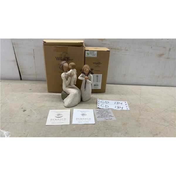 Willow Tree Grandmother and Friendship Figurines by Susan Lordi with Original Boxes