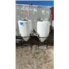Image 1 : Ace Roto-Mold 110-Gallon Cone Bottom Tanks with Stands, Quantity 2