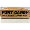 Image 2 : Fort Garry Brewing Company Wooden Box with Logo, 10 3/4" x 12 1/2 x 3" Deep