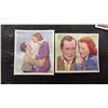 Image 7 : Vintage 1939 Godfrey Phillips Famous Love Scenes Complete Set of 36 Tobacco Cards