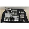 Image 1 : 1920s 36pc of La Touraine Silver Plated Flatware, Internal Silver Roger's XII