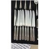 Image 2 : 1920s 36pc of La Touraine Silver Plated Flatware, Internal Silver Roger's XII