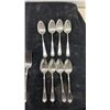 Image 5 : 1920s 36pc of La Touraine Silver Plated Flatware, Internal Silver Roger's XII