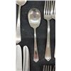Image 7 : 1920s 36pc of La Touraine Silver Plated Flatware, Internal Silver Roger's XII